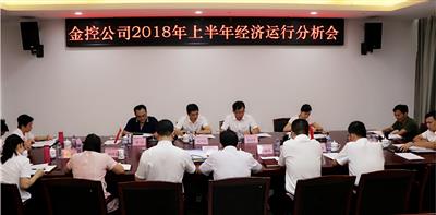 金控公司召開2018年上半年經濟運行分析會