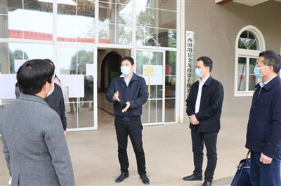 趙伯廷到田陽金茂公司、恒地公司調研 指導疫情防控和復工復產工作