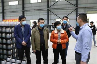 趙波到崇左金品公司調研協調項目復工復產工作