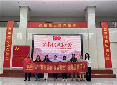 公司團支部組織開展“請黨放心，強國有我”主題團日活動