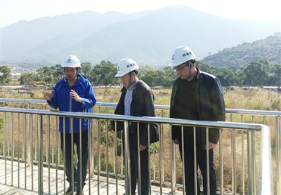 玉梟彤到科凈源公司靈山、浦北PPP項(xiàng)目開(kāi)展質(zhì)量安全檢查