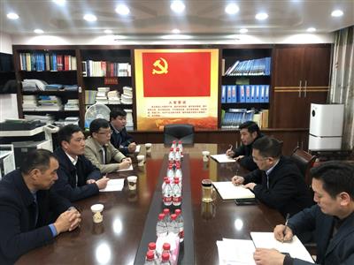 趙伯廷與永福縣縣長(zhǎng)唐芳順舉行工作會(huì)談