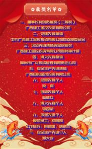 公司在集團公司年度工作會議榮獲多項表彰
