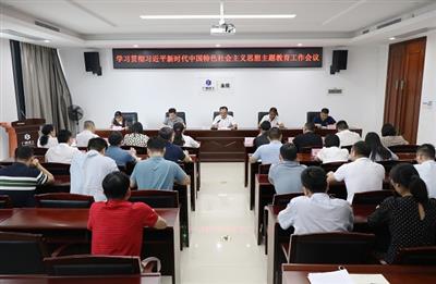 公司黨總支召開學習貫徹習近平新時代中國特色社會主義思想主題教育工作會議