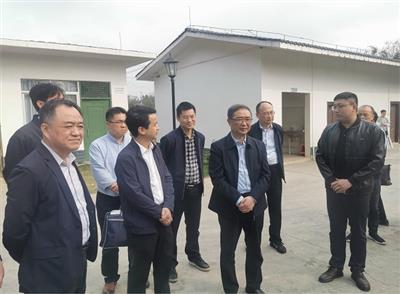 汪夏明到科凈源公司靈山項目調研指導